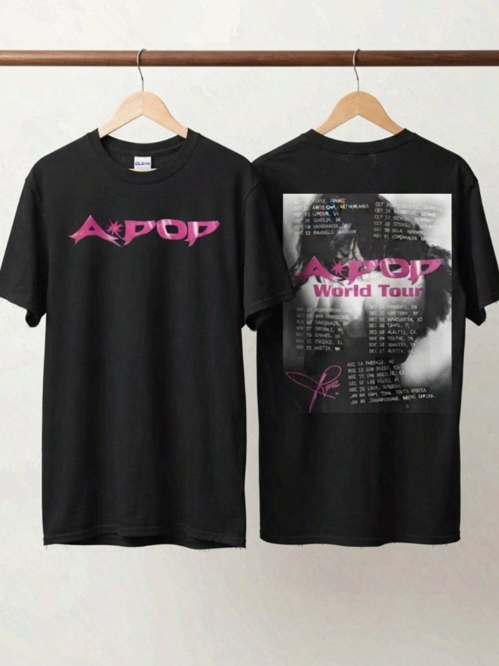 Tyla A Pop World Tour 2026 Schedule Dates Two Sided T-Shirt Reprint